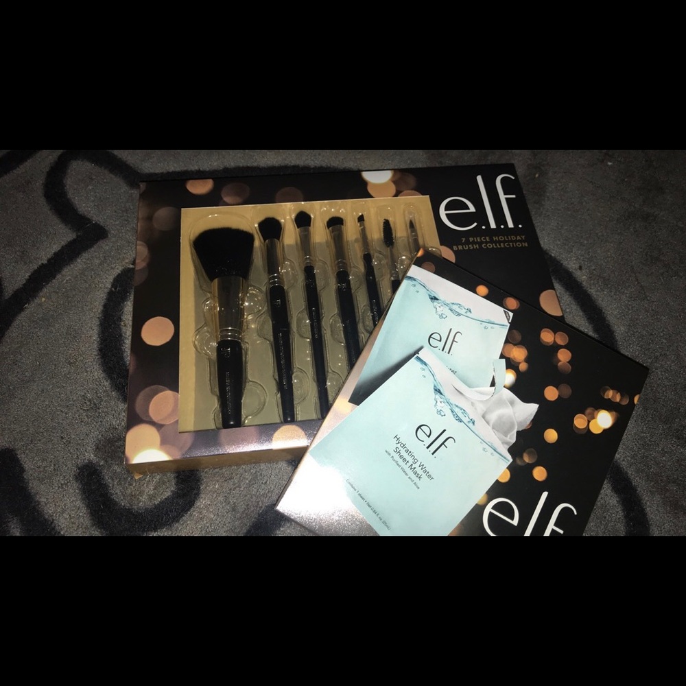 Makeup brushes and face masks